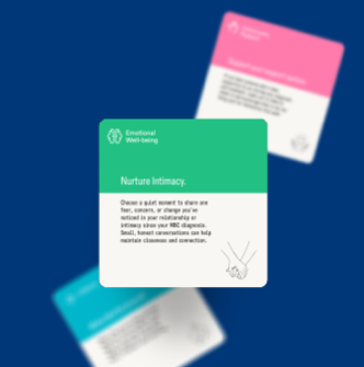 Hand with card