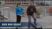 Embedded thumbnail for Side Box Squat Exercise Video