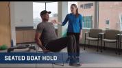 Embedded thumbnail for Seated Boat Hold Exercise Video