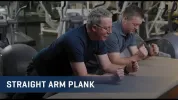 Embedded thumbnail for Straight Arm Plank Exercise Video