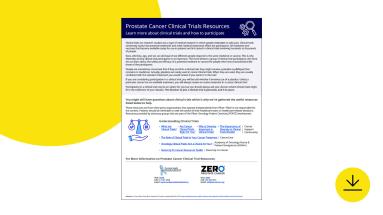 Prostate Cancer Clinical Trials Resources