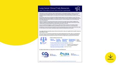 Lung Cancer Clinical Trial Resources