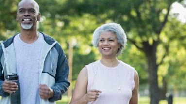 older women walking