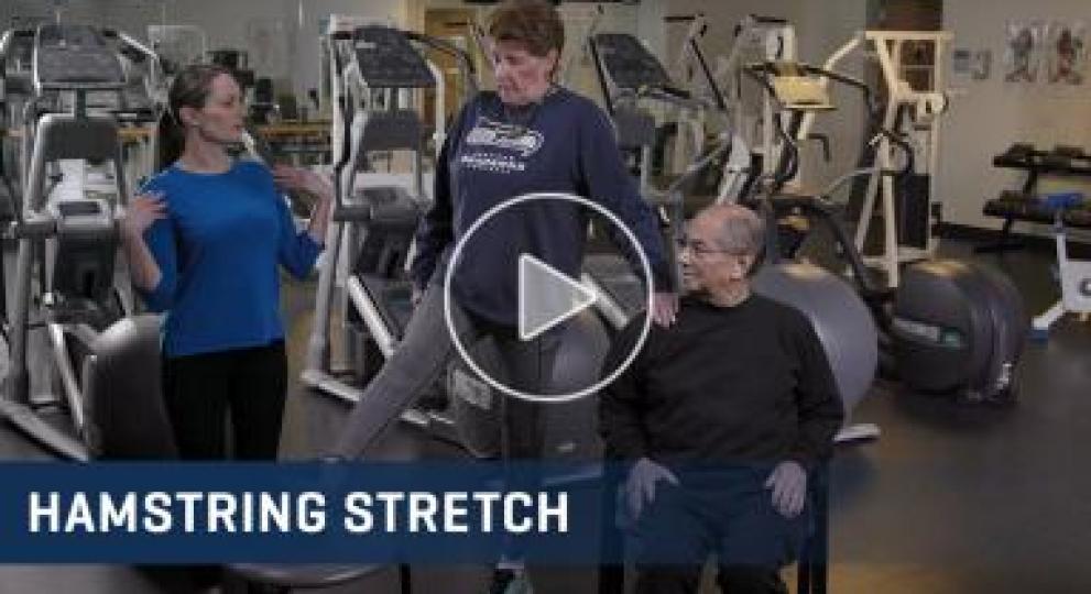 hamstring stretch video