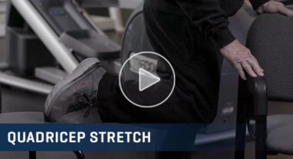 quadricep stretch video
