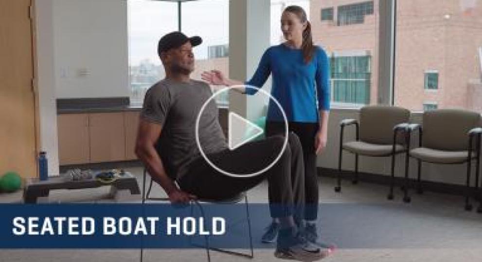 seated boat hold video