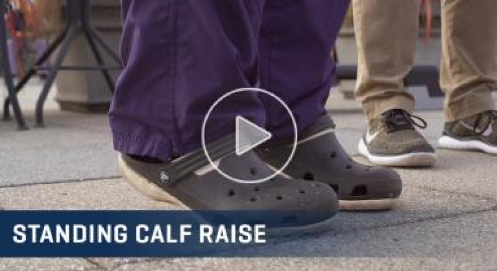Standing Calf Raise Exercise Video
