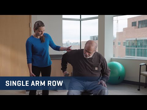 Embedded thumbnail for Single Arm Row Exercise Video