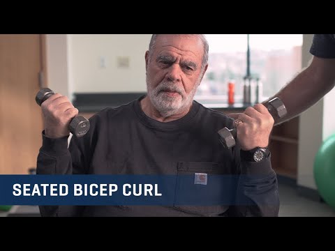 Embedded thumbnail for Seated Bicep Curls Exercise Video